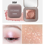 Novo Brand 9 Colors Glitter Galaxy Eye Shadow Palette Pigment Shimmer Matte Eyeshadow Makeup Flash Shine Diamond Shadow Kit