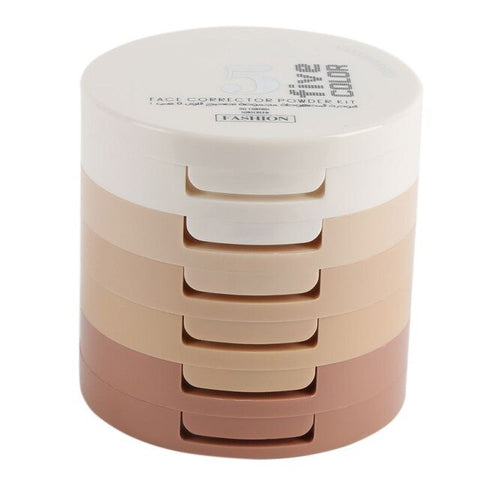 2018 New Women Face Makeup Powder Palette Powder Concealer Shimmer Foundation Facial Makeup Powder Printing Makeup