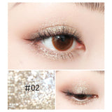 5 Color Makeup Eye Shadow 1pc Pearlescent Metals Glitter Liquid Eyeshadow Single Blend Sparkling Smooth Eyes Cosmetics TSLM2