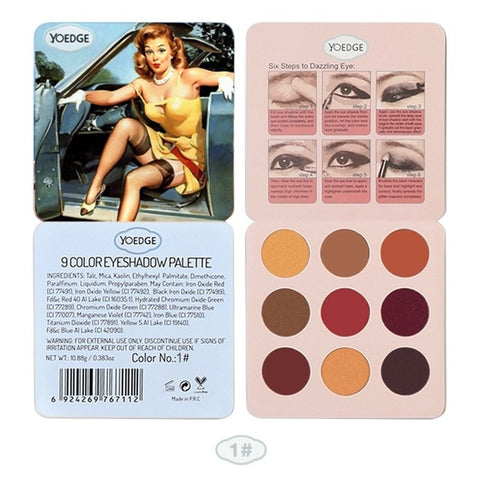 Eye Shadow Palette Makeup Shimmer Pigment Matte Waterproof Mineral Balm Shade Nude Cosmetic Professional Eyeshadow Pallete