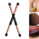2019 New Nylon Bristle Double-head Eye Shadow Brush Soft Bristles Easy To Apply Double-end Eyeshadow Brushes pincel maquiagem