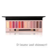 Brand 12 Colors Shimmer Matte Nude Eyeshadow Makeup Palette Pigmented Long Lasting Eye Shadow Natural Eyes Cosmetics With Brush