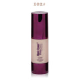 Brand Women Pro 6 Colors Nude Makeup Face Foundation Liquid Cover Concealer Moisturizing Facial Base Cream Form Music Flowers