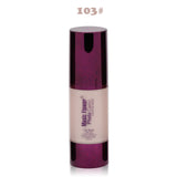 Brand Women Pro 6 Colors Nude Makeup Face Foundation Liquid Cover Concealer Moisturizing Facial Base Cream Form Music Flowers