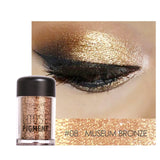 FOCALLURE Glitter Eye Shadow Powder Pigment Easy To Wear Professional Eye Makeup Shimmer Loose Powder Eyeshadow