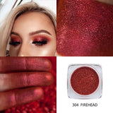 PHOERA Metallic Diamond Single Color Payoff Shimmer Eyeshadow Makeup Palette Glitters Powder Eye Shadow Pigmented Smoky Eyelids
