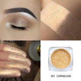 PHOERA Metallic Diamond Single Color Payoff Shimmer Eyeshadow Makeup Palette Glitters Powder Eye Shadow Pigmented Smoky Eyelids