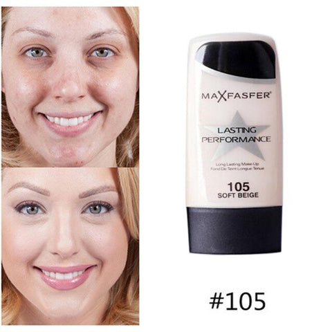 Women Foundation Soft Matte Long Wear Oil Control Concealer Liquid Foundation Cream